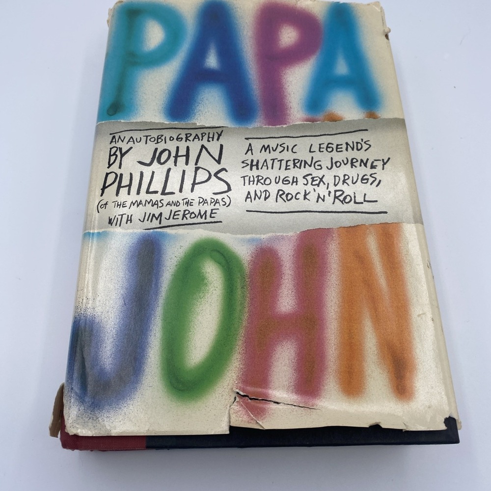 Papa John John Phillips Autobiography Mamas and the Papas FIRST EDITION